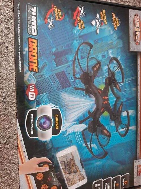 Zuma drone, Hobby en Vrije tijd, Modelbouw | Radiografisch | Helikopters en Quadcopters, Zo goed als nieuw, Met camera, Ophalen of Verzenden