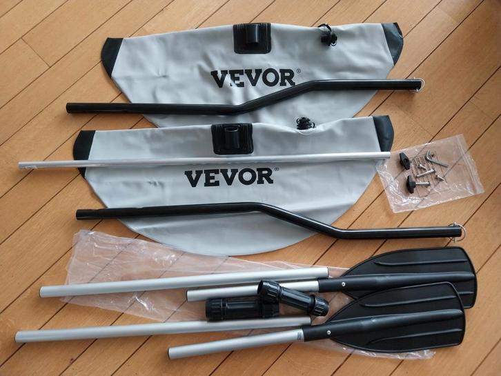 Kajak/roeiboot stabilisators + roeispanen, Watersport en Boten, Peddels, Nieuw, Ophalen of Verzenden