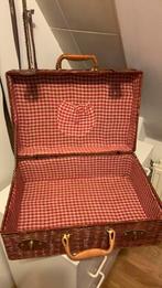 Mooie bruine rieten picknickmand, Hobby en Vrije tijd, Picknickmanden, Ophalen, Zo goed als nieuw, Zonder inhoud