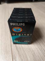 Philips DCC 90 min verzegeld (per 5), Cd's en Dvd's, Ophalen of Verzenden, Nieuw in verpakking, 2 t/m 25 bandjes, Onbespeeld