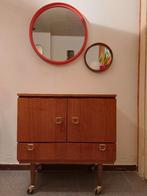 Mid-century ladekast op wielen, 1970s, 25 à 50 cm, Moins de 100 cm, Comme neuf, Enlèvement