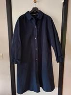Donkerblauwe mantel in Daim leder, Ophalen, Zo goed als nieuw, Maat 46/48 (XL) of groter