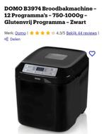 Domo Broodbakmachine B3974, Ophalen, Zo goed als nieuw