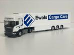 Herpa Scania R13 EWALS Cargo Care 1/87, Ophalen of Verzenden, Zo goed als nieuw, Bus of Vrachtwagen, Herpa