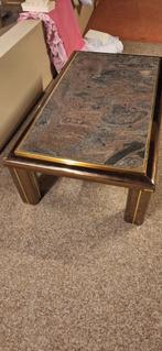 Salon tafel uit metaal /marmer, Huis en Inrichting, Ophalen, Gebruikt, 100 tot 150 cm, 50 tot 100 cm