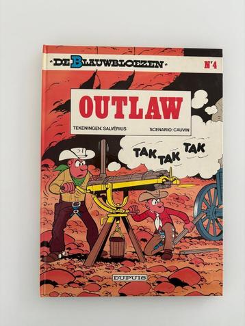 Cauvin Salverius De Blauwbloezen 4 Outlaw 1986 Hardcover