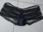 Mooie zwarte slip/boxer, dames. mt M, Enlèvement ou Envoi, Noir, Slip