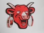Reclame masker La vache qui rit in licht karton, Verzamelen, Merken en Reclamevoorwerpen, Ophalen of Verzenden