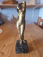 Bronze signé de 30 cm à venir chercher pas d'envoi, Antiquités & Art, Art | Sculptures & Bois, Enlèvement