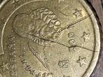 pièce de 0.50 centime avec fisure dedans, Postzegels en Munten, Munten | Europa | Euromunten, Ophalen, Spanje, 50 cent