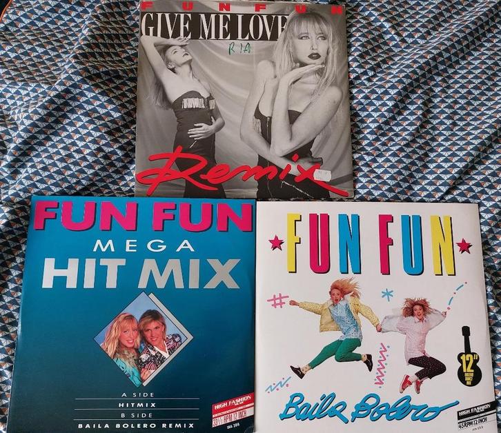 Maxi-singles van Fun Fun, Cd's en Dvd's, Vinyl | Dance en House, Gebruikt, Dance Populair, 12 inch, Ophalen