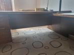 Bureau met extensie en 2 ladekasten, Ophalen, Gebruikt, Bureau