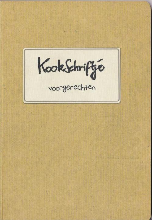 Kookschriftje voorgerechten - lievelingseten, Livres, Livres de cuisine, Comme neuf, Entrées et Soupes, Pays-Bas et Belgique, Enlèvement ou Envoi