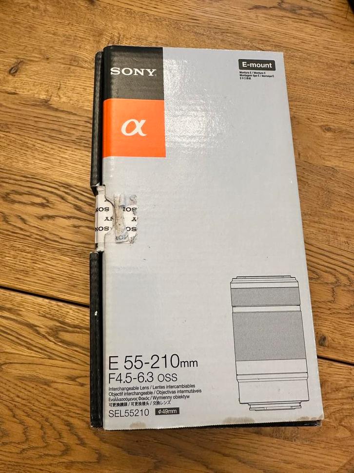 Sony E55-210 F4.5 - 6.3, Audio, Tv en Foto, Foto | Lenzen en Objectieven, Zo goed als nieuw, Ophalen