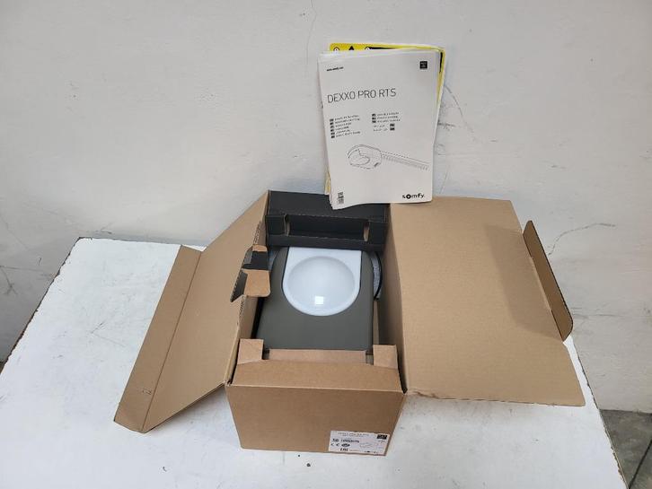 Somfy DEXXO PRO 800 RTS MOTOR HEAD, Doe-het-zelf en Bouw, Rolluiken, Nieuw, 200 cm of meer, Grijs, Elektrische bediening, Ophalen of Verzenden