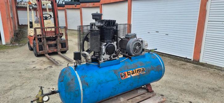 Balma compressor 400 liter, Doe-het-zelf en Bouw, Compressors, Gebruikt, 10 bar of meer, 100 liter of meer, 400 tot 800 liter/min