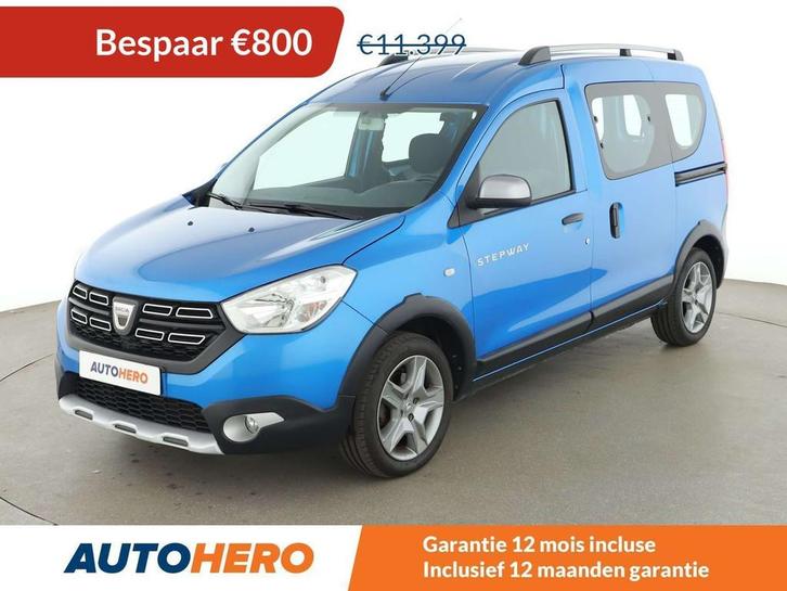 Dacia Dokker 1.2 TCe Stepway (bj 2018), Auto's, Dacia, Te koop, Dokker, ABS, Airbags, Airconditioning, Bluetooth, Boordcomputer
