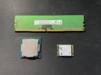 Set: Intel I5-10500 + 8GB DDR4 + 256GB SSD PCIe, 6-core, Intel Core i5, LGA 1200, Utilisé