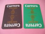 2 losse speelkaarten Sherry Carrera (126), Verzamelen, Speelkaarten, Jokers en Kwartetten, Ophalen of Verzenden, Zo goed als nieuw