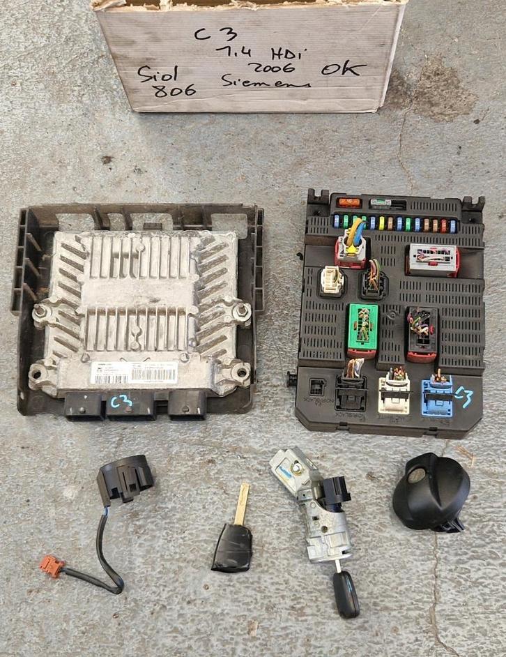 kit demarrage CITROEN C3 1.4 HDI SIEMENS CALCULATEUR SID 806, Auto-onderdelen, Elektronica en Kabels, Ophalen