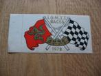 Vintage Sticker IOMTT Races 1978, Ophalen of Verzenden, Nieuw, Auto of Motor