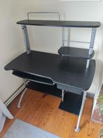Zwarte bureau, Maison & Meubles, Armoires | Meubles ordinateur, Enlèvement, Comme neuf