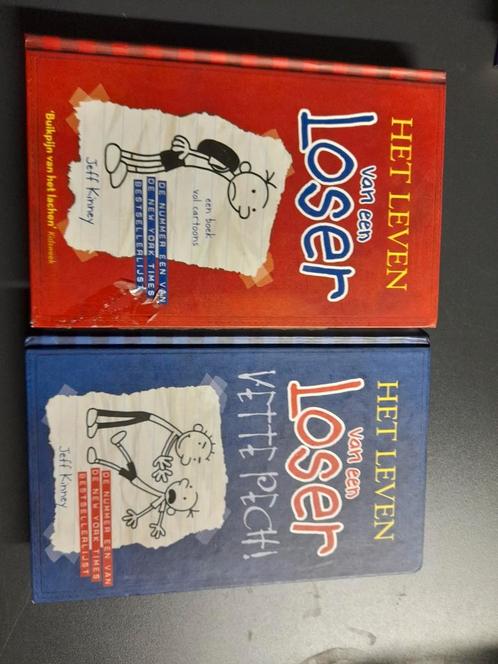 Jeff Kinney - Het leven van een Loser (2 boeken), Boeken, Kinderboeken | Jeugd | 10 tot 12 jaar, Zo goed als nieuw, Ophalen of Verzenden
