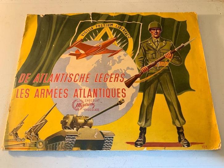 De Antanlitische legers Meurisse Chocolat Stickeralbum, Verzamelen, Militaria | Algemeen, Overige soorten, Boek of Tijdschrift