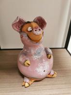 Beeld van varken. Terracotta, Ophalen of Verzenden, Zo goed als nieuw