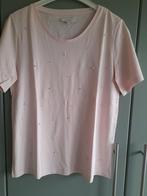 Nieuwe t'shirt met pareltjes maat M, Kleding | Dames, T-shirts, Nieuw, Maat 38/40 (M), Bel & Bo, Roze