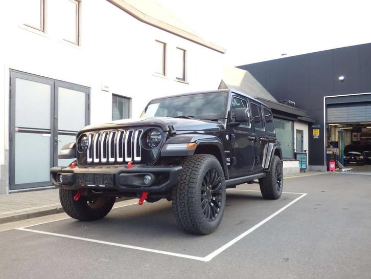 Jeep Wrangler 2.0 Turbo Sahara*73000km*Black* (bj 2019), Auto's, Jeep, Bedrijf, Te koop, Wrangler, ABS, Achteruitrijcamera, Adaptive Cruise Control