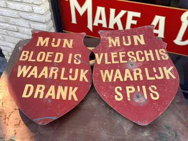 Religieuze processie 19e eeuw !, Antiek en Kunst, Antiek | Religieuze voorwerpen, Ophalen