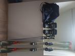 Paar skilatten + skibotten + skistokken, Sport en Fitness, Skiën en Langlaufen, 160 tot 180 cm, Zo goed als nieuw, Ophalen, Overige merken