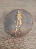 Bronzen medaille expo 58, Antiek en Kunst, Antiek | Brons en Koper, Brons, Verzenden