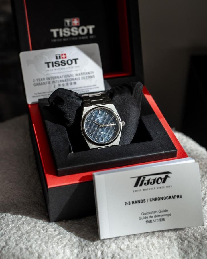 Tissot PRX Powermatic 80, Handtassen en Accessoires, Horloges | Heren, Nieuw, Polshorloge, Overige merken, Staal, Staal, Ophalen of Verzenden