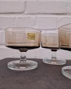 4 vintage dessert coupes Luminarc / Fina, retro!, Verzamelen, Ophalen of Verzenden, Zo goed als nieuw, Overige typen