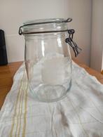Bocaux stérilisation 1 litre et 3/4 lt, Huis en Inrichting, Keuken | Servies, Ophalen, Gebruikt, Glas, Glas of Glazen