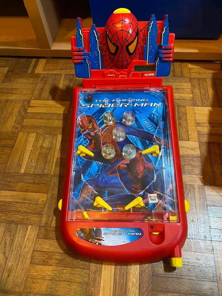 Spider-Man Super Pinball / Super Flipper van IMC Toys, Verzamelen, Speelgoed, Zo goed als nieuw, Ophalen