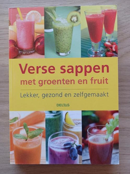 Verse sappen met groenten en fruit, Boeken, Gezondheid, Dieet en Voeding, Zo goed als nieuw, Gezondheid en Conditie, Ophalen of Verzenden