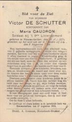 OOrlogsslachtoffer : 1914-18, Verzenden