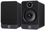 Q Acoustics 2020i Gris foncé (la paire), Ophalen of Verzenden, Gebruikt, 60 tot 120 watt, Front, Rear of Stereo speakers