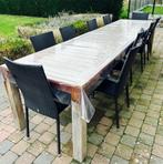 Tuintafel voor 10 personen, Ophalen, Zo goed als nieuw