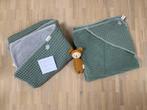 Warm dekentje + omslagdeken met kap Koeka, Ophalen, Gebruikt, 85 tot 100 cm, Deken