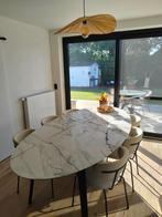 EETTAFEL OVAAL DESIGN, Huis en Inrichting, Tafels | Eettafels, Ophalen, Overige materialen, 100 tot 150 cm, Vijf personen of meer