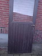 Meranti buitendeur met glas afm.85breed ,hoog 1,90metery, Glas, Ophalen of Verzenden, Zo goed als nieuw, Buitendeur