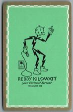 carte à jouer - LK8430 - 3# Reddy Kilowatt, Comme neuf, Carte(s) à jouer, Enlèvement ou Envoi