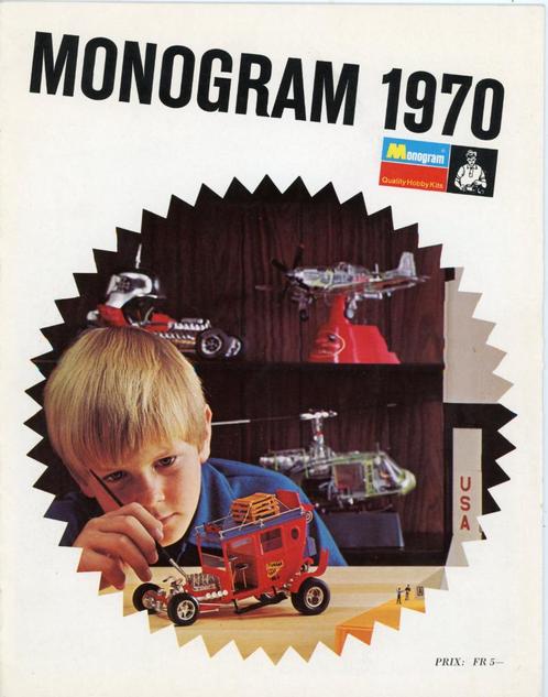 Monogram catalogue 1970 en français, Hobby en Vrije tijd, Modelbouw | Vliegtuigen en Helikopters, Gebruikt, Overige merken, Ophalen of Verzenden