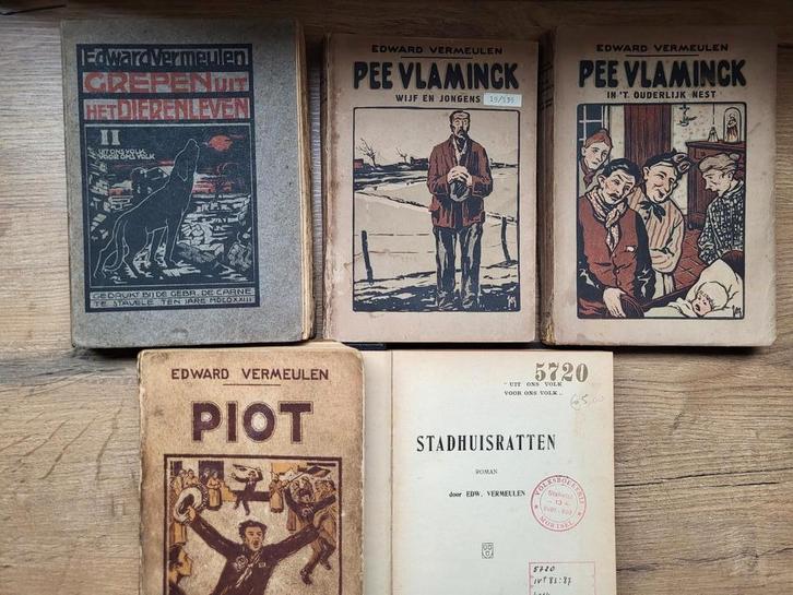 5x 1ste druk van Edward Vermeulen ( Warden Oom), Boeken, Literatuur, Gelezen, Ophalen of Verzenden