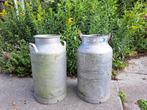 2 melkkruiken, Minder dan 75 liter, Ophalen, Gebruikt, Metaal