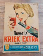 1949 Brouwerij Winderickx Dworp - bier reclame, Verzamelen, Merken en Reclamevoorwerpen, Ophalen of Verzenden, Zo goed als nieuw